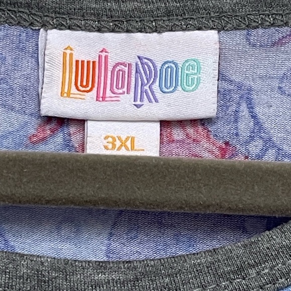 LULAROE Mickey Mouse Randy Long Sleeve T-Shirt, Size 3XL, 25” PTP, 31” S/H - Picture 4 of 4